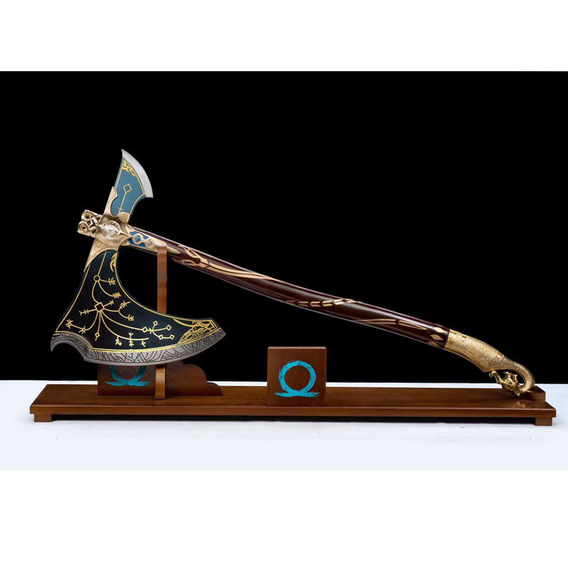 God of War 5 New Leviathan Axe Metal Kratos Tomahawk Steel cos