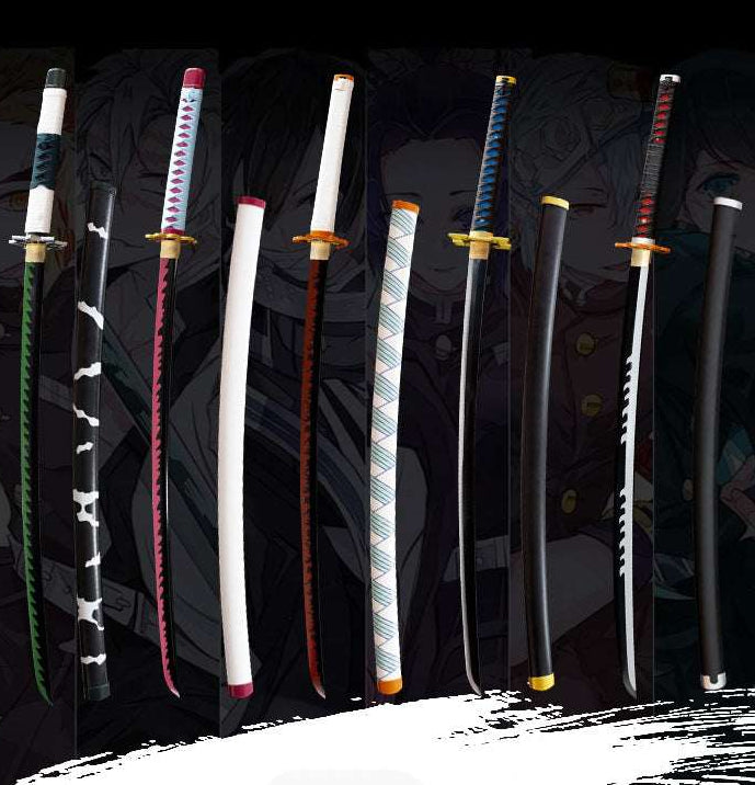 Demon Slayer Swords s,zenitsu sword, Manga Katana,1060 high manganese steel