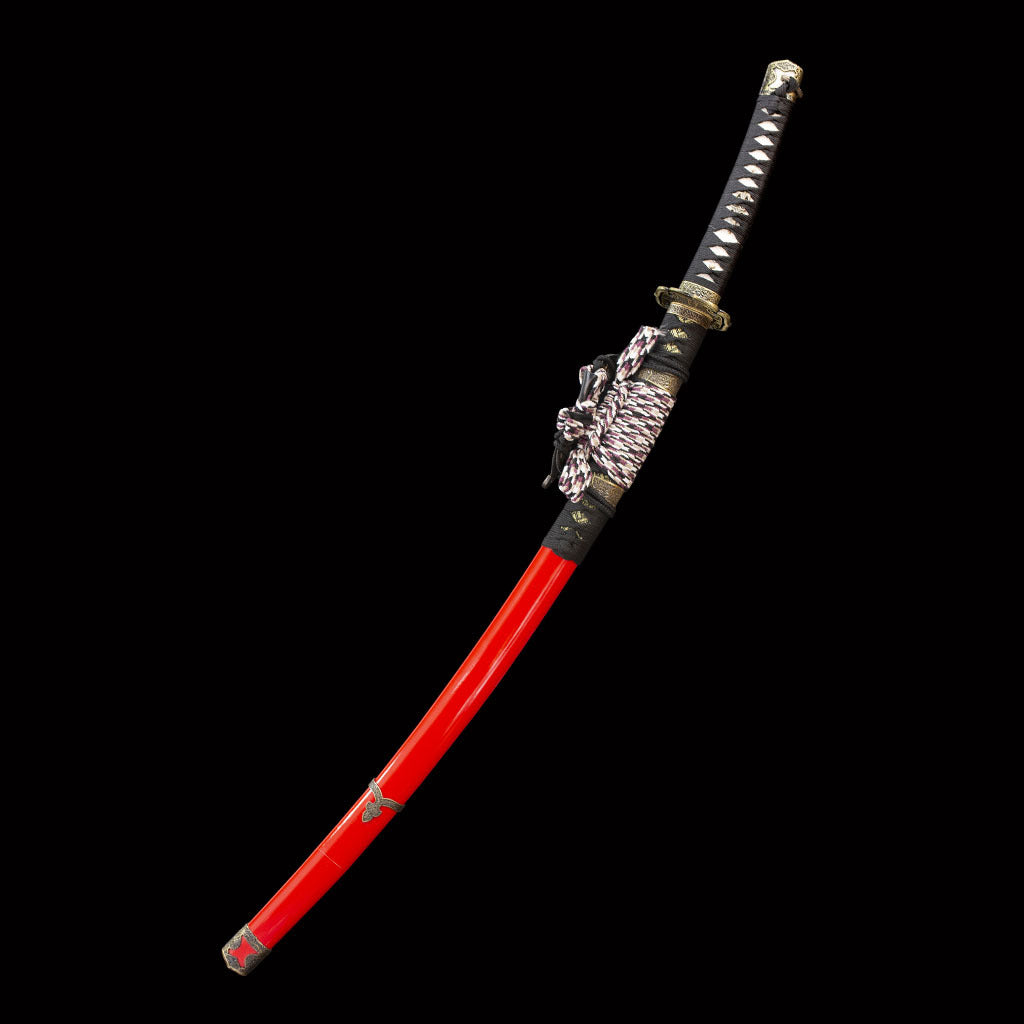 Tachi, Japanese sword, high manganese steel, real handmade samurai sword - Steel myth