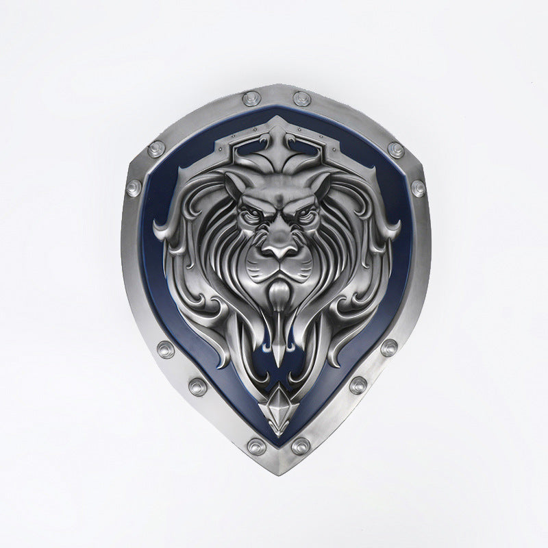 WoW(World of Warcraft)Sword Monster movie Lion heart shield storm city soldier sword shield suit