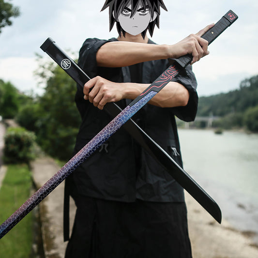 The Demon Blade Thousand Blades from Scissor Seven (Assassin Wu Liuqi) is forged as a single piece from high-manganese steel,