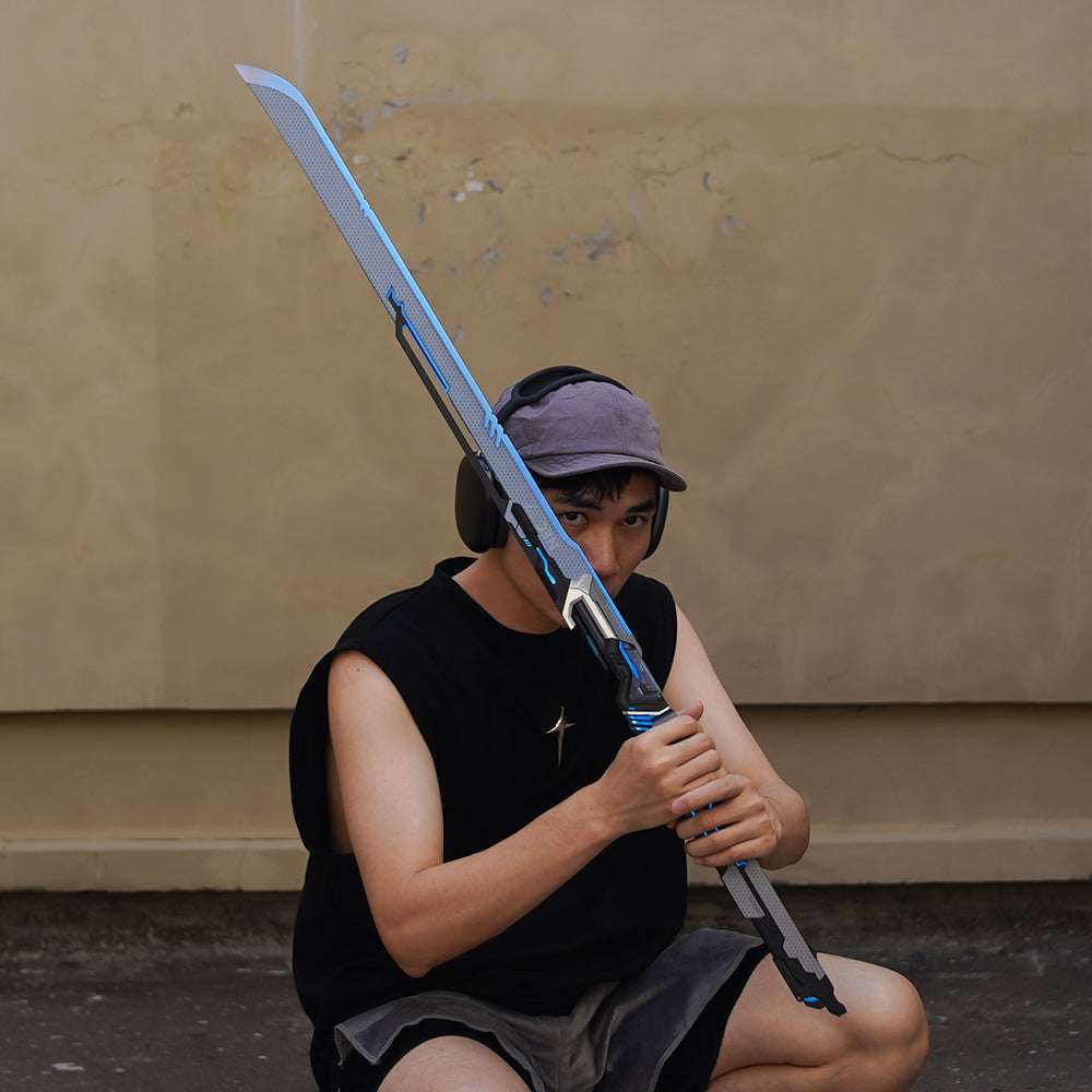 Manga Katana/Anime Swords Ghostrunner Zhizhi-chan: Cyberpunk Lightsaber Model Toy