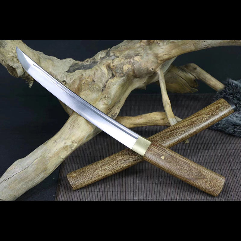 Iaido wakizashi, high carbon steel, pure handmade Japanese sword - Steel myth