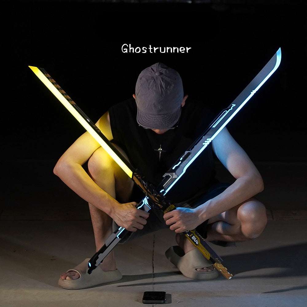 Manga Katana/Anime Swords Ghostrunner Carbon Sword: Cyberpunk Lightsaber Model Toy