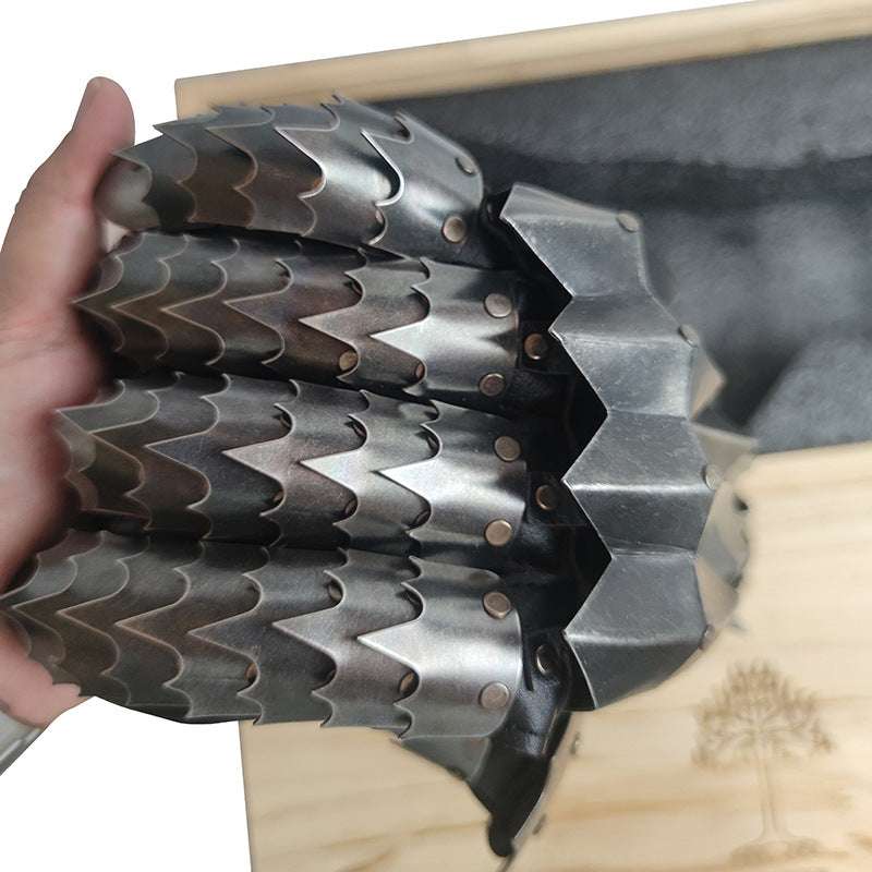 Lord Of The Rings Sauron metal steel gloves armor 1 to 1 wearable ring hand armor