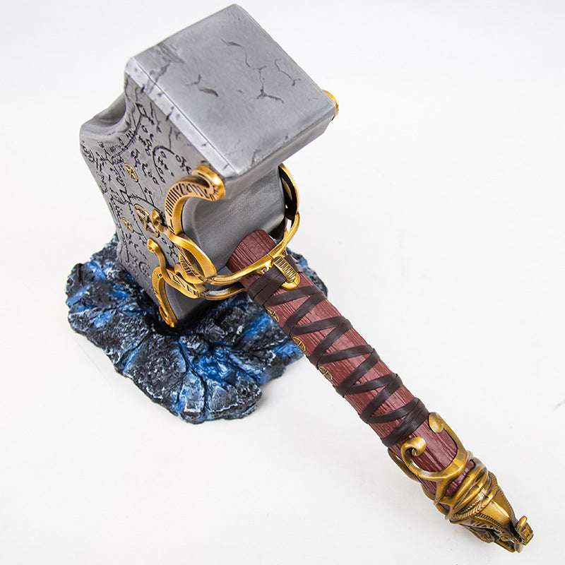 God of War 5 Thor hammer all metal 1 to 1 gods dusk saomaoerneil Game