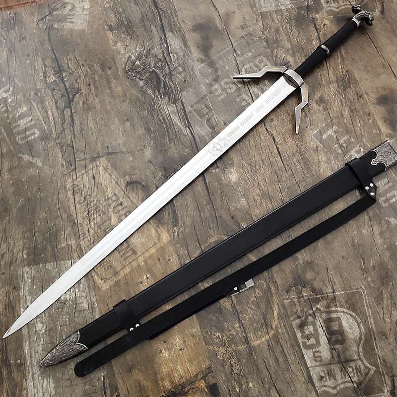 The Witcher 3: Wild Hunt - Geralt of Rivia's Silver Sword & Chimera Steel Sword (Game Prop Weapons)