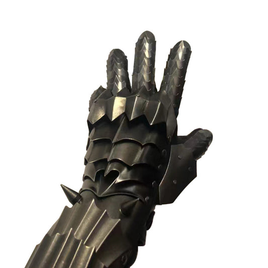 Lord Of The Rings Sauron metal steel gloves armor 1 to 1 wearable ring hand armor