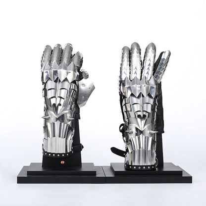 Lord Of The Rings Sauron metal steel gloves armor 1 to 1 wearable ring hand armor