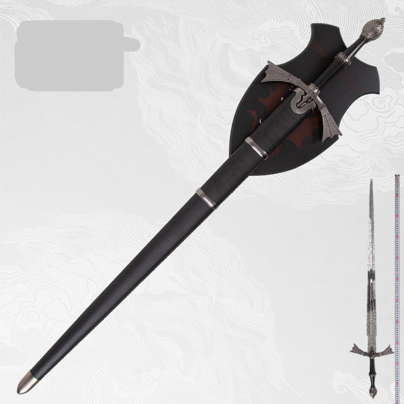 Game of Thrones Dragon Family Dark Sisters Sword Conqueror King Aegon Black Fire Sword Weapon Unbladed
