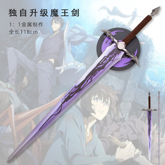 Manga Katana Anime sword Solo Leveling Demon King Sword Venom Knight Killer Metal 1:1 Weapon
