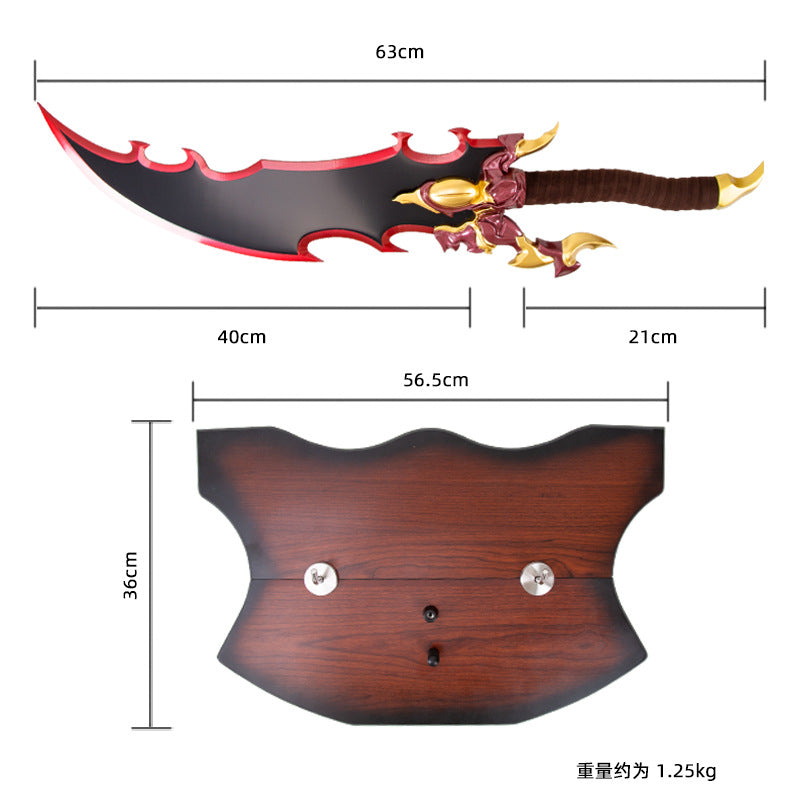 Manga Katana Anime Swords Solo Leveling the Cheng Xiu Yu Dagger Demon King's Dragon Tooth Dagger