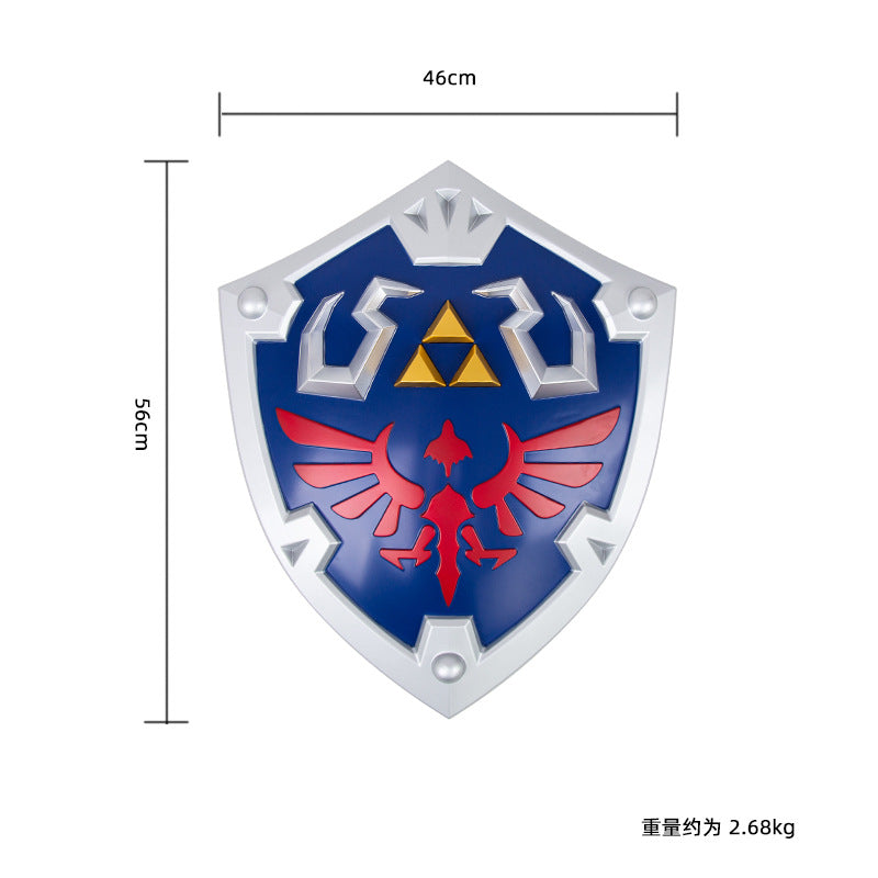 The Legend of Zelda 1:1 Game Surrounding Metal Hailia Shield cosplay Kingdom Tears of Zelda Shield