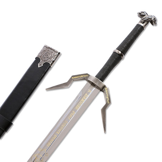 The Witcher 3: Wild Hunt - Geralt of Rivia's Silver Sword & Chimera Steel Sword (Game Prop Weapons)