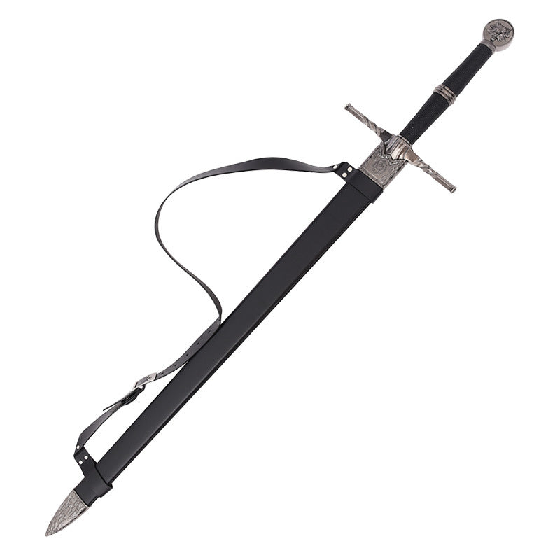 The Witcher 3: Wild Hunt - Geralt (White Wolf)’s Silver Sword and Steel Sword Game Equipment for COSplay Props