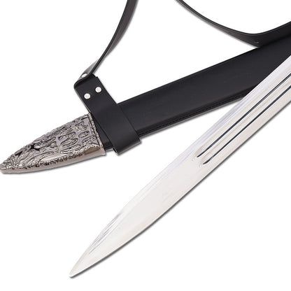 The Witcher 3: Wild Hunt - Geralt (White Wolf)’s Silver Sword and Steel Sword Game Equipment for COSplay Props