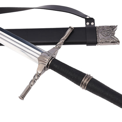 The Witcher 3: Wild Hunt - Geralt (White Wolf)’s Silver Sword and Steel Sword Game Equipment for COSplay Props