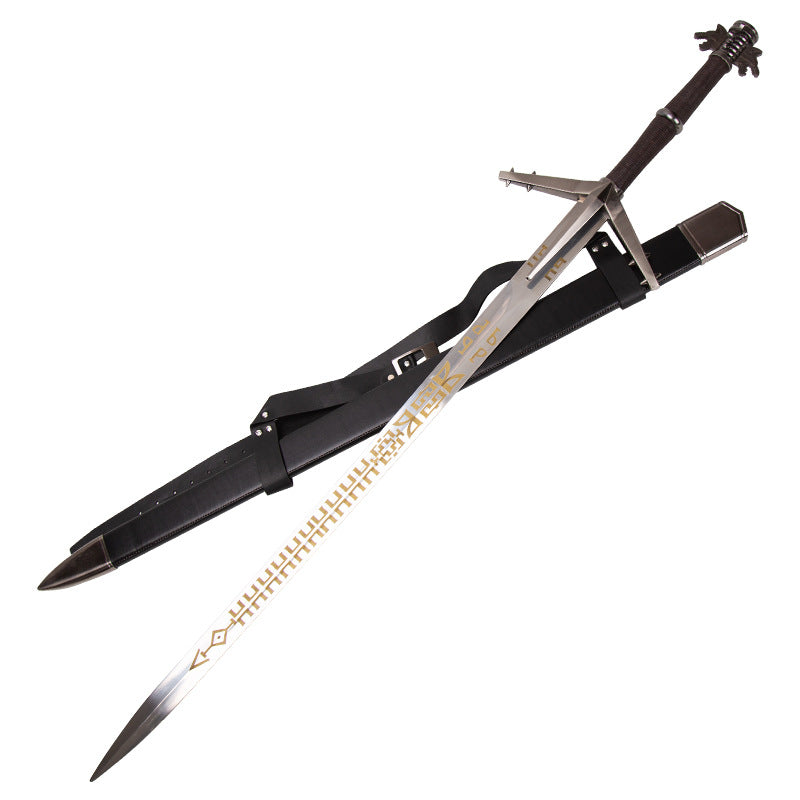 The Witcher 3: Wild Hunt - Geralt the White Wolf's Lake Lady Sword (Witcher) Game Cosplay Prop Weapon, Metal Sword