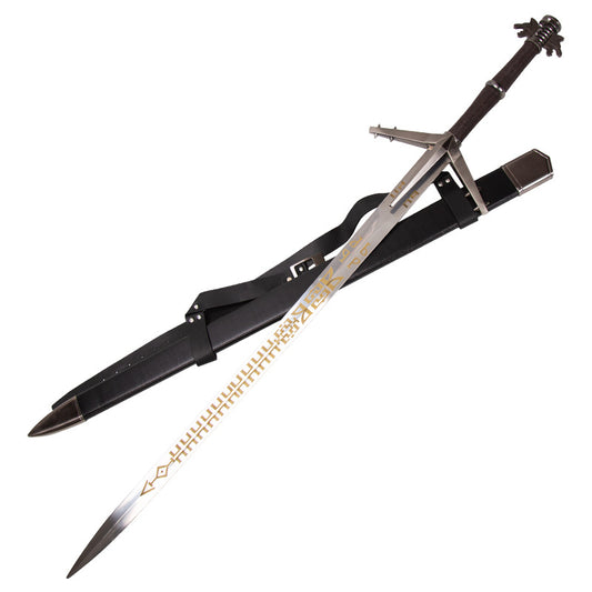 The Witcher 3: Wild Hunt - Geralt the White Wolf's Lake Lady Sword (Witcher) Game Cosplay Prop Weapon, Metal Sword