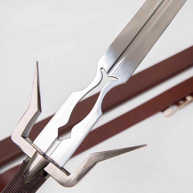 The Witcher 3: Wild Hunt - Ciri's Silver Sword (Daughter of Geralt the White Wolf) - Full - Metal 1:1 Scale COSplay Weapon Prop