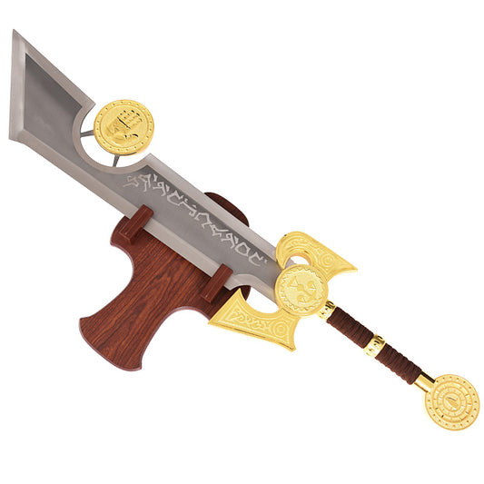 Warcraft Game Surrounding Paladin Ash Messenger 1:1 Full Metal Sword Weapon Prop Model