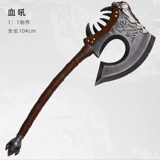 World of Warcraft: Grommash Hellscream's Bloodhowl Battleaxe