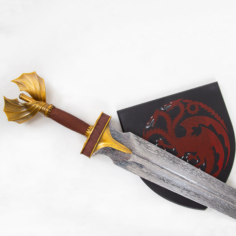 House of the Dragon  Rhaegar Targaryen's Sword Metal Movie Props Weapons Game of Thrones Peripherals