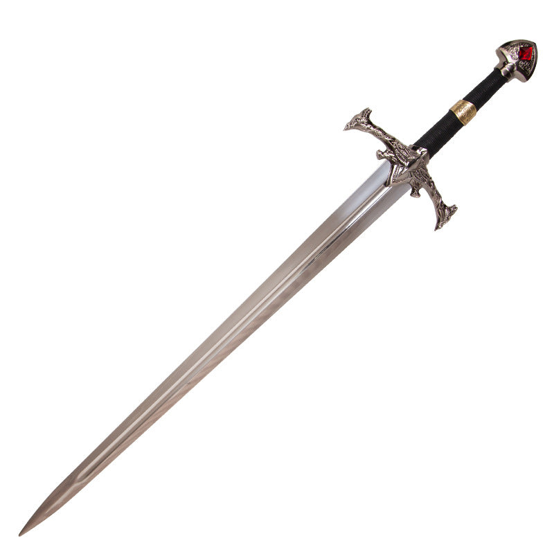 Game of Thrones House of the Dragon Conqueror King Aegon with Sword Black Fire Sword