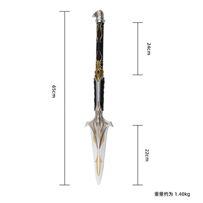 Game props Assassin's Creed 8 Odyssey Leonidas' Spear Metal 1:1 COS model unsharpened