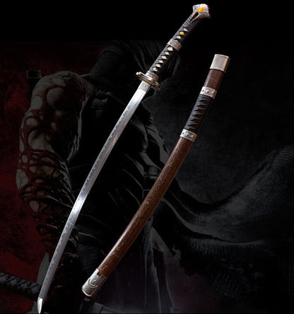 Ninja Dragon Sword Legend, Ninja Dragon Evil Sword, 609 pattern steel - Steel myth