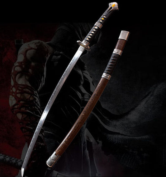 Ninja Dragon Sword Legend, Ninja Dragon Evil Sword, 609 pattern steel - Steel myth
