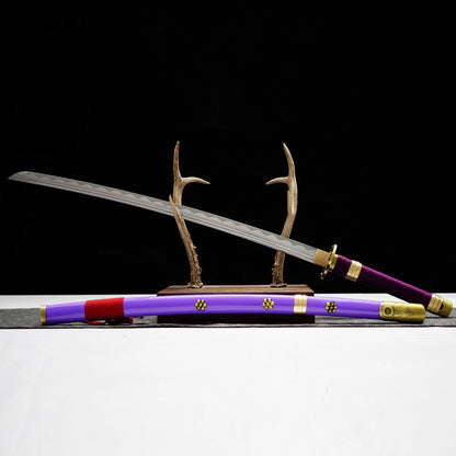 One Piece Sword ,zoro swords,manga katana,Enma,1045 Carbon Steel - Steel myth