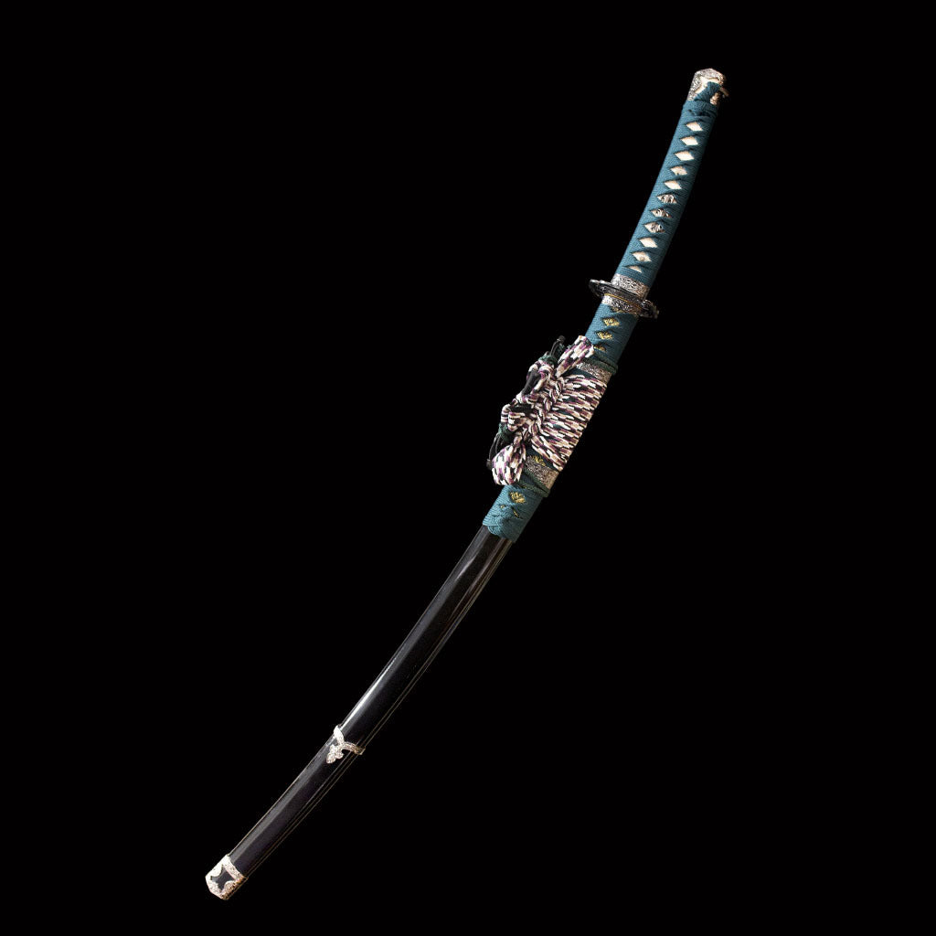 Tachi, Japanese sword, high manganese steel, real handmade samurai sword - Steel myth