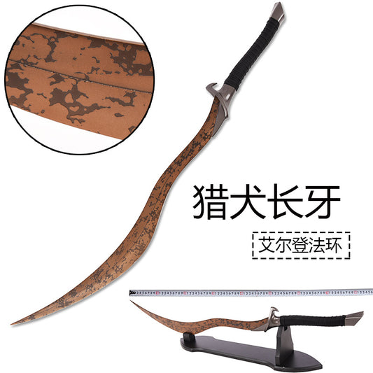 Elden Ring, manga katana,Bloodhound's Fang,Full Metal - Steel myth