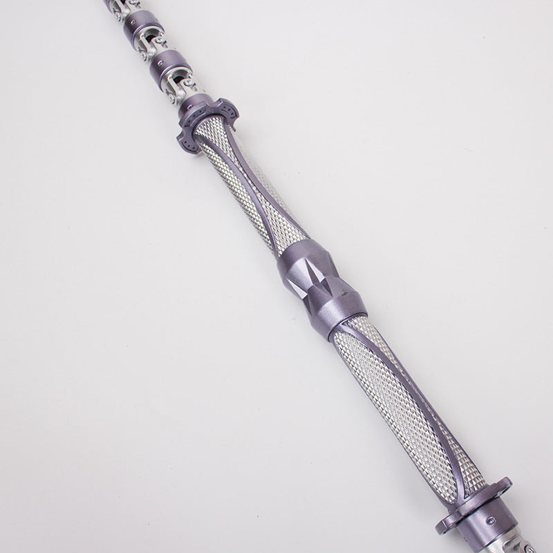 Marvel Fulian Black Widow Widow Sister Natasha Double Whip Stick Metal Weapon Scarlett Johansson Equipment Model Props