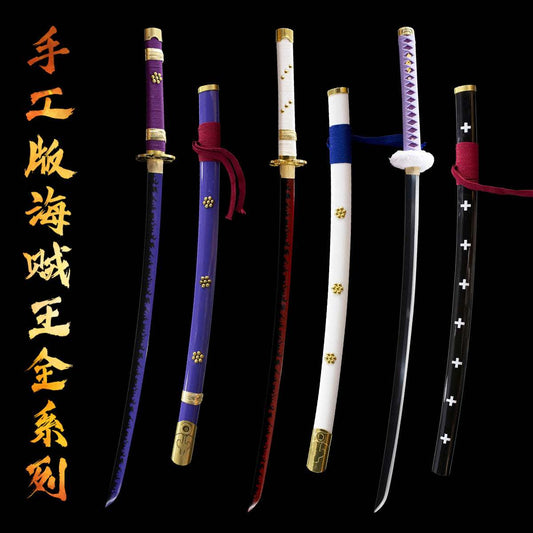 One Piece, Zoro Swords, 1060 high manganese steel, hand-forged, oil quenched