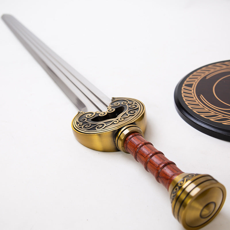 The Lord Of The Rings, manga katana,anime sword , King Rohan's sword Herugrim,Full Metal, - Steel myth