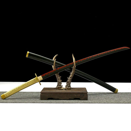 demon slayer swords,manga katana,Yoriichi Sword, 1045 Steel