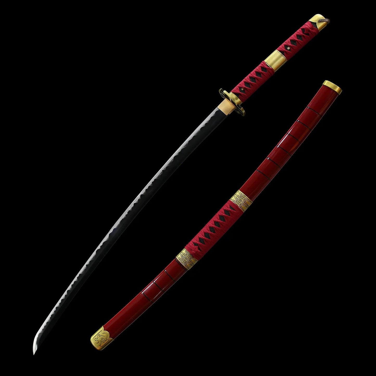 One Piece, Zoro Swords, 1060 high manganese steel, hand-forged, oil quenched - Steel myth