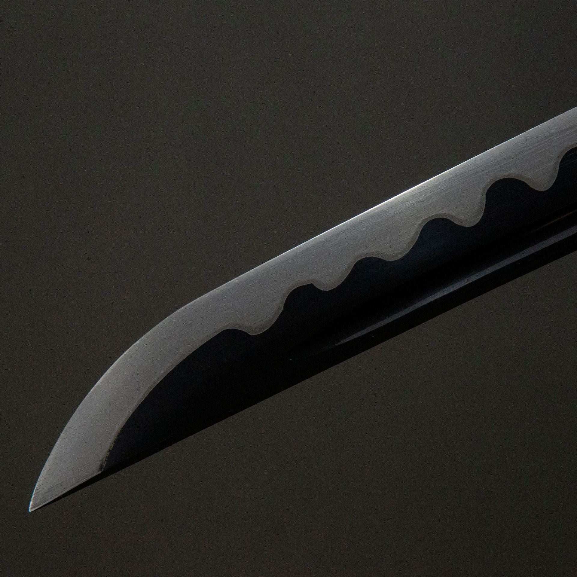 The Walking Dead, Michonne, 1060 high manganese steel blackened grinding process, covered with soil and burned blade