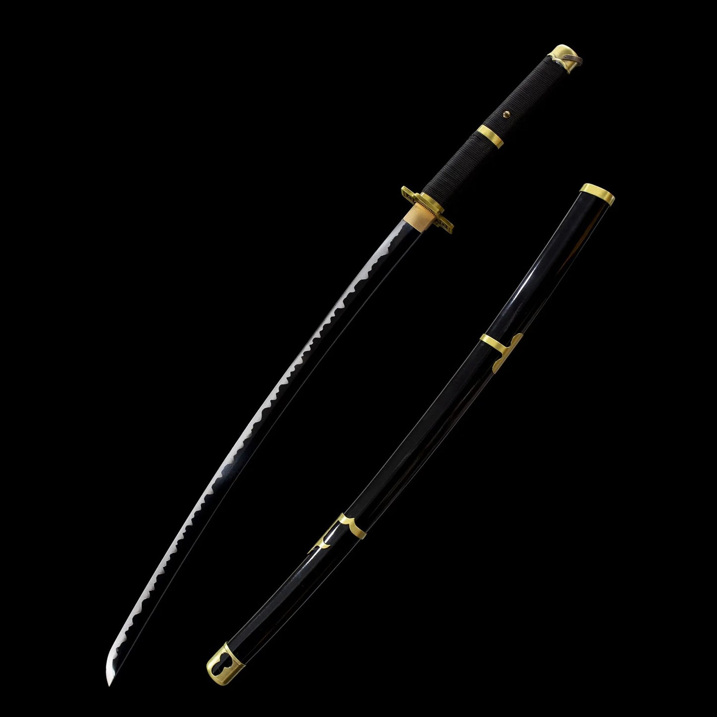 One Piece, Zoro Swords, 1060 high manganese steel, hand-forged, oil quenched - Steel myth