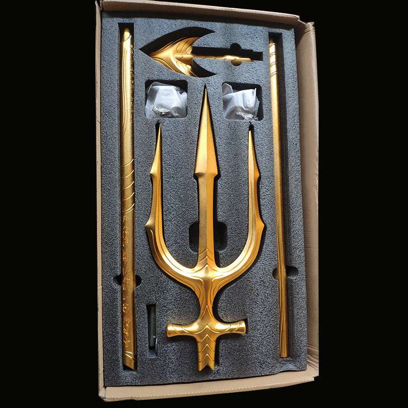 DC Sea King  1 to 1 Sea King fork COSplay props Trident  peripheral All Metal