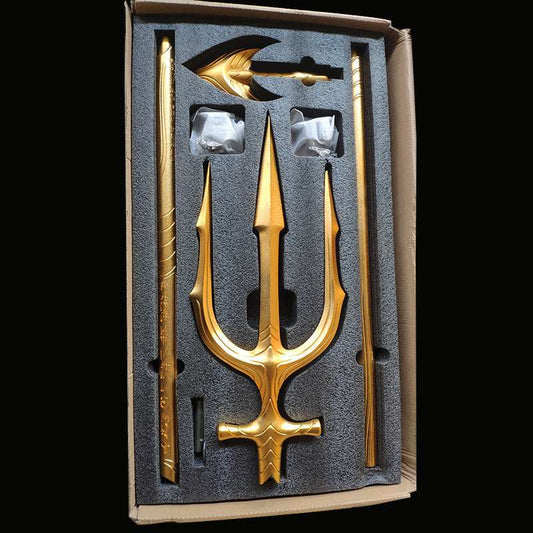 DC Sea King  1 to 1 Sea King fork COSplay props Trident  peripheral All Metal
