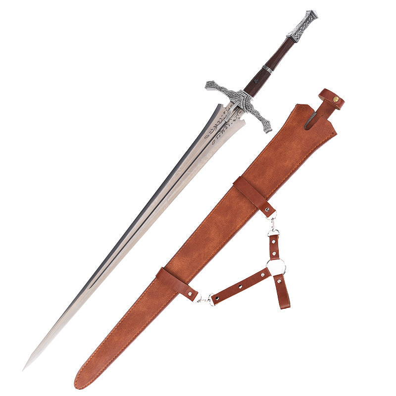 Elden Ring, manga katana,Knight's Greatsword,Full metal material - Steel myth