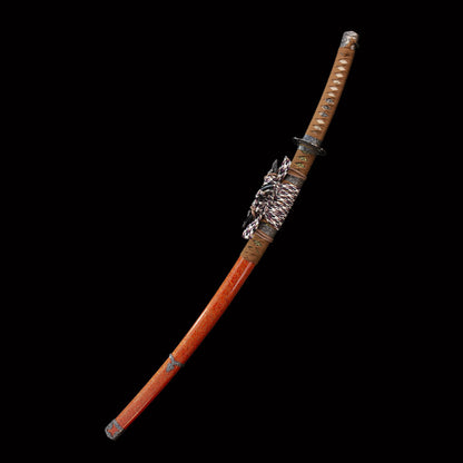 Tachi, Japanese sword, high manganese steel, real handmade samurai sword - Steel myth