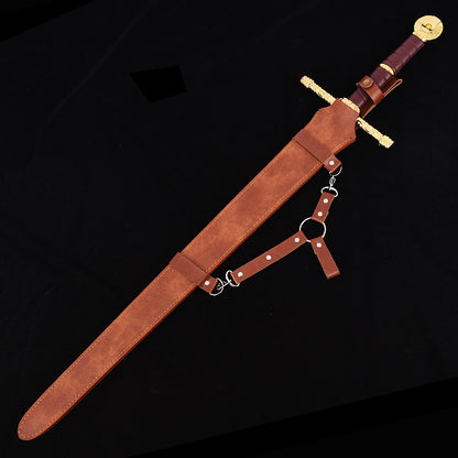 Elden Ring, manga katana,Lordsworn's Straight Sword,Full Metal - Steel myth