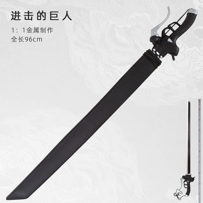 Attack on Titan Sword, manga katana,anime sword , Mikasa·Ackerman,Metal material - Steel myth