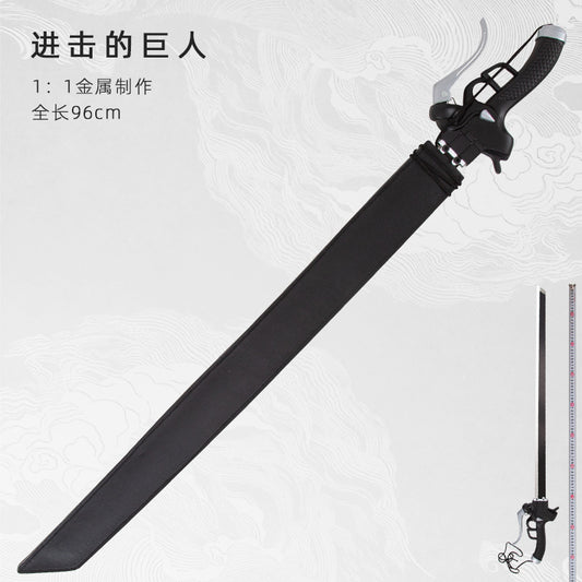 Attack on Titan Sword, manga katana,anime sword , Mikasa·Ackerman,Metal material - Steel myth