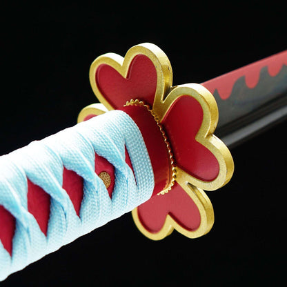 demon slayer swords,manga katana,1045 Carbon Steel,Kanroji Mitsuri sword,