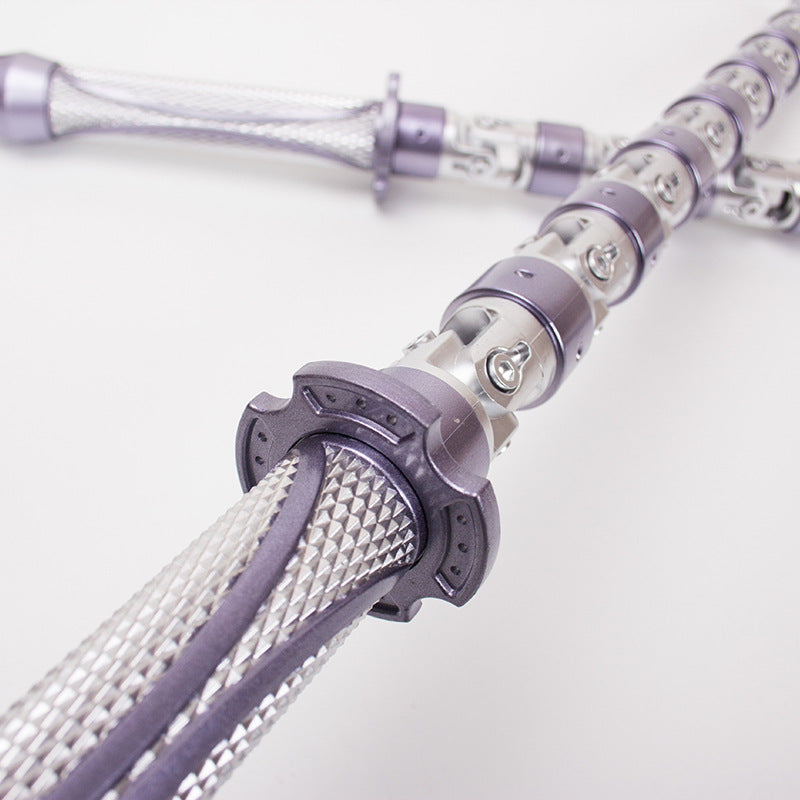 Marvel Fulian Black Widow Widow Sister Natasha Double Whip Stick Metal Weapon Scarlett Johansson Equipment Model Props